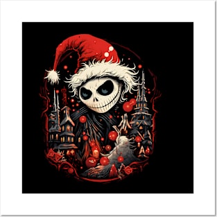 Creepy Christmas - Christmas Halloween motif Posters and Art